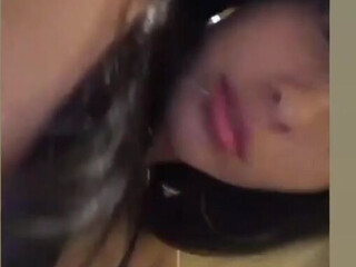 Ash Kaashh onlyfans Sexy wench caresses shaved pussy