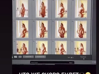 Anna Ioannova Blonde plays with sex toy