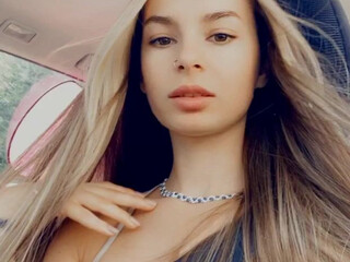 Alina, Emily Poker Exquisite young lady caresses shaved holes