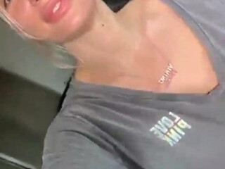 Viking Barbie, Kayleigh Swenson, viking.barbie onlyfans Tender blonde squeezes boobs