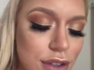 ElleBrookeUK onlyfans Skinny chick masturbates through her pussy panties