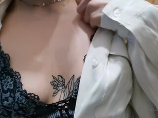 Yummy Yum Yum buxom chick is dug toy