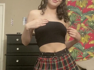 Stella Violet, stellaviolet, stellavioletxx Blonde goddess is dug into both holes.