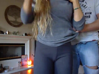 Nicole Aniston Slender lady with a tattoo shows her charms