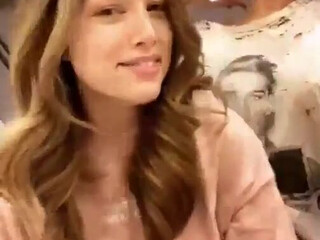 Kayla Lauren, kaylalaurenofficial Openwork blonde dancing a striptease