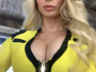 Ekaterina Enokaeva,  Exciting slut pulls shaved vagina