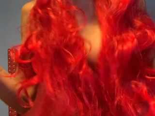 Amira Brie, Princess Amira B, brieamira Cutie in stockings fingers squeezing pussy