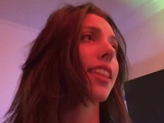 Karli Mergenthaler, karlimergenthaler handjob lying on the bed