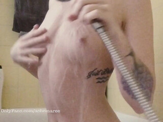 Ashe Maree onlyfans Petite babe gently masturbates cunt