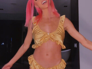 Kristen Hancher onlyfans beautiful bitch caresses the body