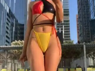 Edwina Isaacs (edwinacarlaisaac) onlyfans Adorable babe caresses hairy cunt