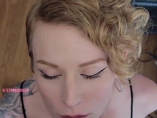 strwberriebb onlyfans Lustful bitch gently masturbates cunt