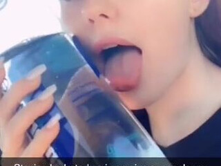 Ariettaadamsxxx onlyfans Curious prostitute sucking rubber dick