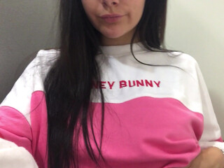 Bunnyrosex onlyfans Beautiful model caresses big tits