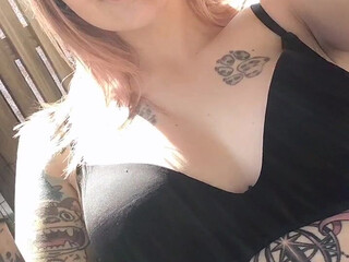 tattookitten onlyfans Sexy brown hair caresses shaved holes