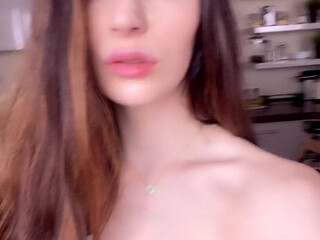 Reislin onlyfans Busty trans fingering penis