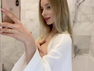 Lola Bunny (lolabunnytape) onlyfans Skinny web model masturbates