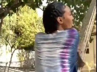 335b322 Gorgeous prostitute caresses pussy in the forest