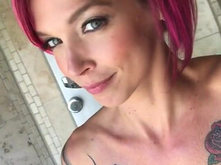 Anna Bell Peaks (AnnaBellPeaks) onlyfans Curvy babe caresses huge tits