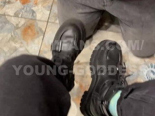 Young Goddess aka young onlyfans Sexy lady gently pulls the wet pink hole