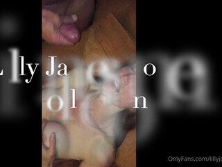 Lilly James aka lillyjames onlyfans Openwork passion hard jerking ass