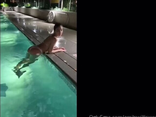 emily willis onlyfans Busty young lady erotically posing in a dress