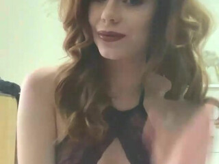 Ella Hughes aka ellahughesxxx onlyfans amazing bitch jerking off dildo