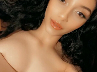 Jasminx onlyfans cute brunette shows wet pink hole play