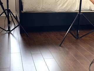 Crystal Storm onlyfans Babe in stockings handjob wet pink hole