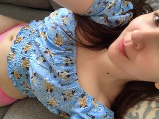 leahmaybenot aka Leah May onlyfans Shy young lady caresses anus