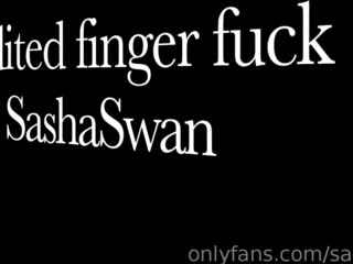 Sasha swan onlyfans Tanned scrawny girl and her fingering for you