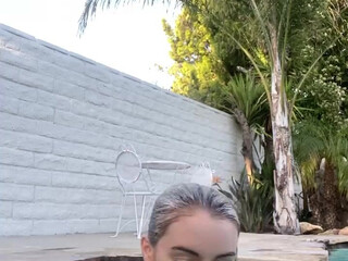 Dilfenergy aka Bella Rome onlyfans Curly redhead girl gets fucked in both holes