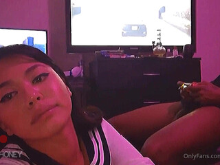 Stuffed Honey onlyfans Attractive bitch fucks sex toy