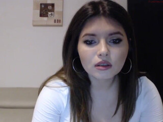 busty_ema chaturbate Cute babe caresses shaved cunt