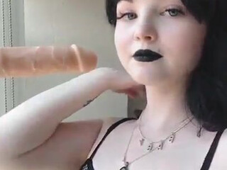 Stasia Gey onlyfans Busty blonde caresses her private charm in private