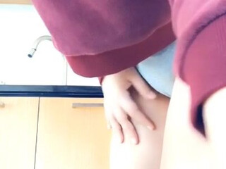 Andrea Abeli aka Misskirroyal onlyfans Woman in stockings kicks from cunnilingus