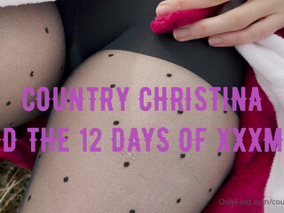 countrychristina onlyfans 28/12/2021 webcam video from Bongacams