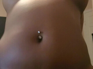 charannelove onlyfans Adorable babe gently squeezes wet pink hole