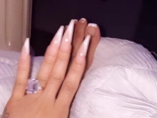 Blac Chyna aka msblacchyna onlyfans Stunning babe fucks her ass hard