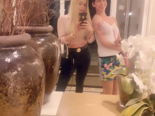 Leticia Rodrigues aka lehro69 onlyfans Double penetration with transpar