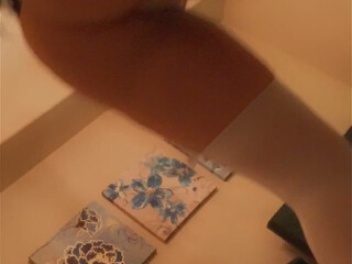 larissanadia Tattooed cursy caresses big tits