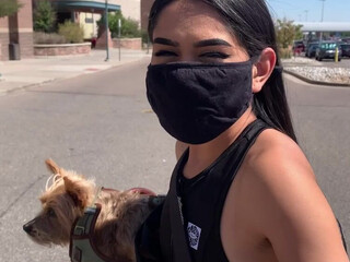 VaCamila Bernal aka camilabernal onlyfansv Charming skin sucks penis