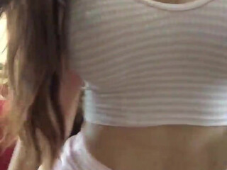 Allison Naked passion removes underwear