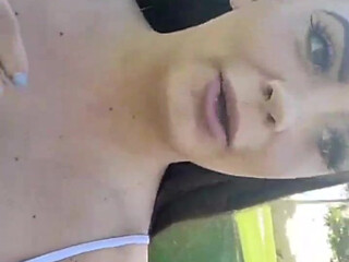 Allison Incredible bitch shows off her delicious ass.