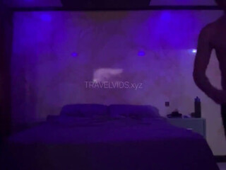 TravelVids Bitch drummed with glass dick