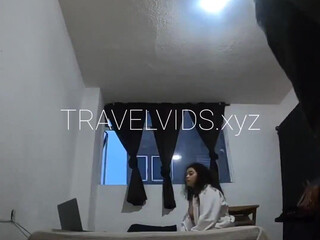 TravelVids A bitch eating a banana