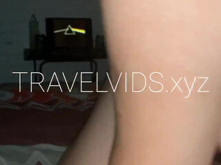 TravelVids Gorgeous blonde with a beautiful figure erotically dancing naked