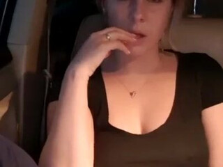 hornynalia  jerking off through panties