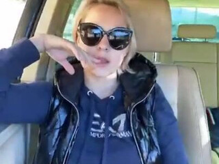 hornynalia Red.haired babe caresses pussy