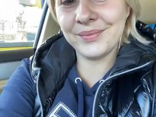 hornynalia Hot doll strips and massages pussy